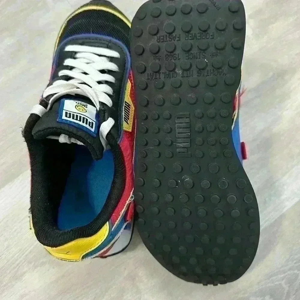 Puma Future Rider Smiley World Kids Multi Color Casual Shoes Sneakers Size 5C
